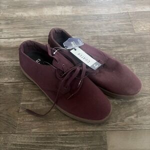 Cuater Travis Mathew Kruzers Mens Shoes Sz 13 Burgundy Low Top Ortholite Insoles